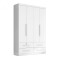Ropero Maximus Plus 4 Puertas 4 Cajones Blanco