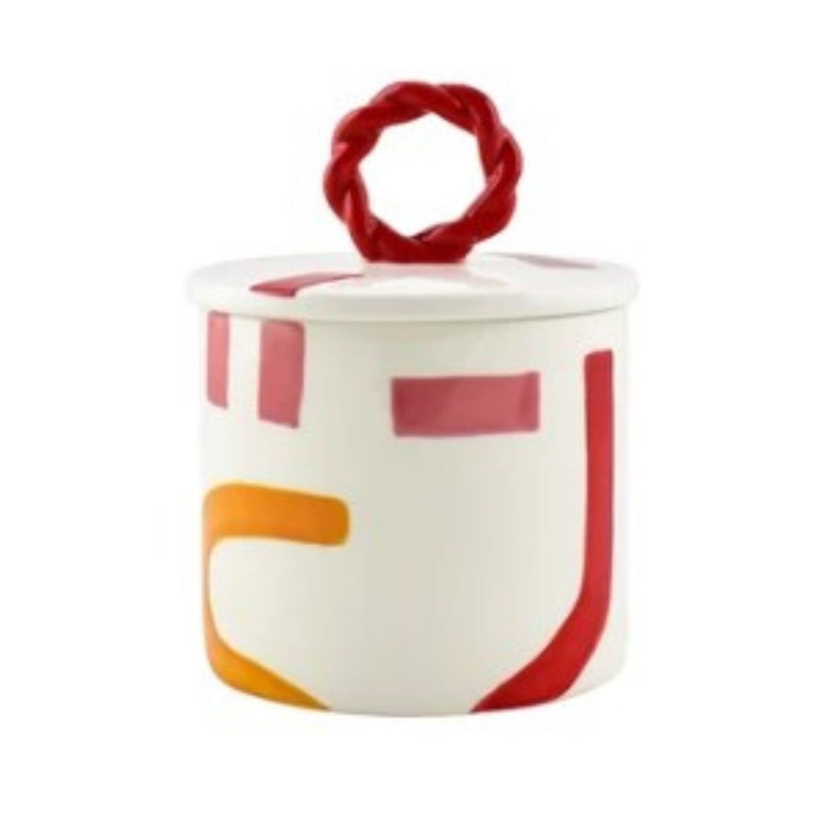 QR148-01175 - Frasco De Ceramica Con Tapa Que Rico - Groovy Graphics 