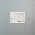 NICHO DE EMPOTRAR PARA DUCHA MARMOL SINTETÉTICO 40x30 CM BLANCO Nicho De Empotrar Para Ducha Marmol Sintetético 40x30 Cm Blanco