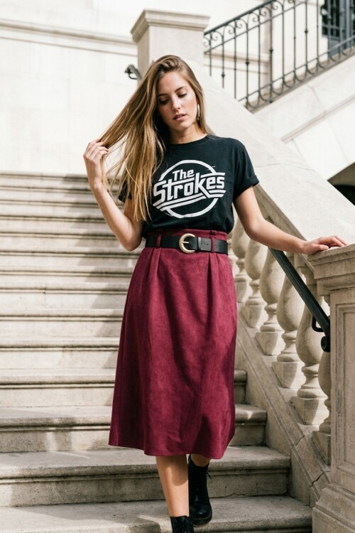 Pollera Celine Magenta