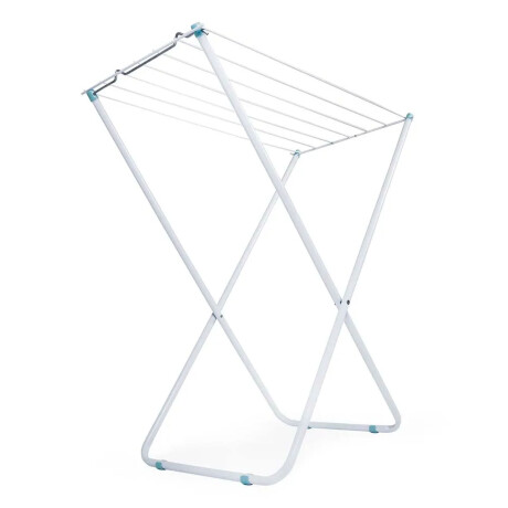 Set Tendedero Plegable Acero 5.04Mt + 2 Bolsas p/ Lavarropa Blanco