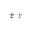 Abridores bebe Flor de Lis - Plata 925 - Sin Piedra - AB3010 Sinpiedra