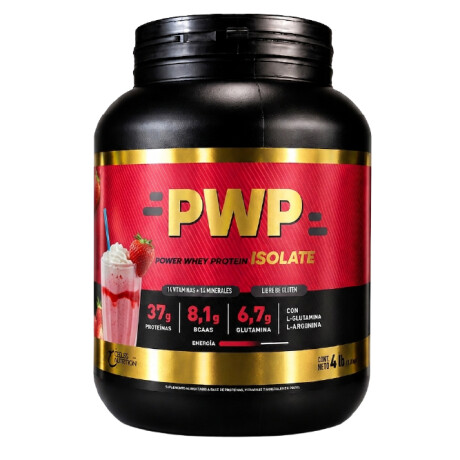 Power Whey Protein Isolate 4lb Cibeles Nutrition Frutilla