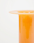 Jarrón Kelse de vidrio naranja 26 cm Jarrón Kelse de vidrio naranja 26 cm