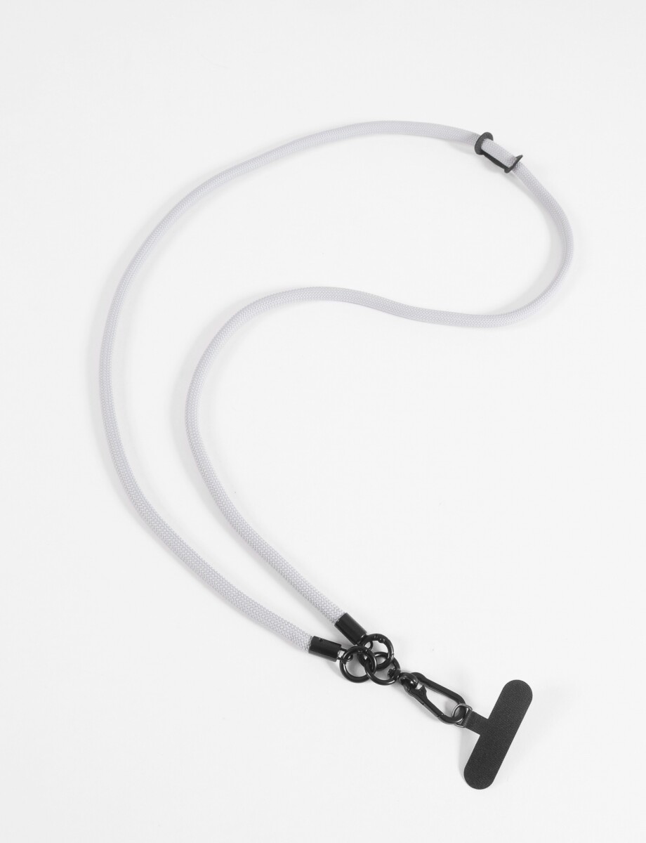Cordón para celular - gris 