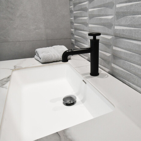 Lavatorio Monocomando Industrial Negro Mate NEGRO