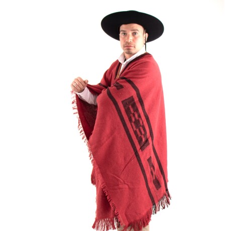Ponchos Bagual Rojo