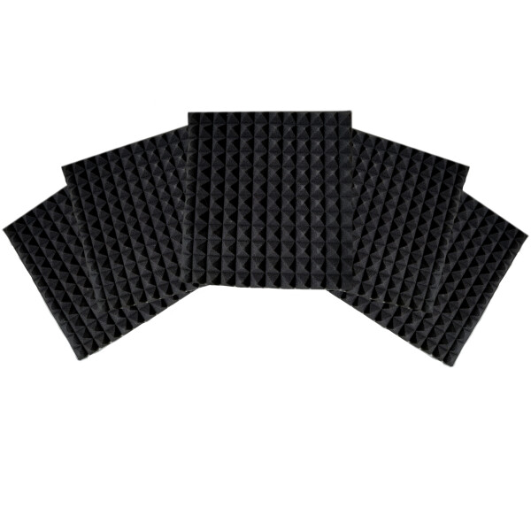 Panel Acústico Aislante Puertas Anti Ruidos Autoadhesivo Color Negro 2