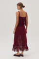 Falda Cairo Bordo