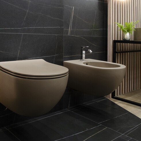 FRONTAL SUSPENDIDO BIDET PARA COLGAR BEIGE MATE 000