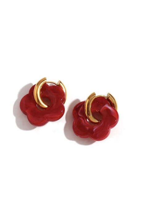 AROS FLOWER ROJO