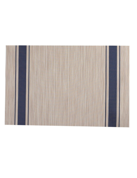 INDIVIDUAL PVC 45x30CM JASPEADO NATURAL/AZUL INDIVIDUAL PVC 45x30CM JASPEADO NATURAL/AZUL