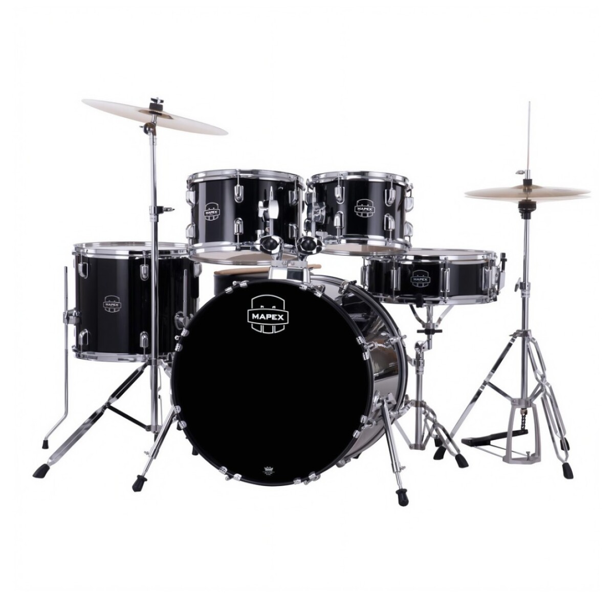 Bateria Mapex Comet Cm5294ftcdk Black Con Hardware Y Platillos 