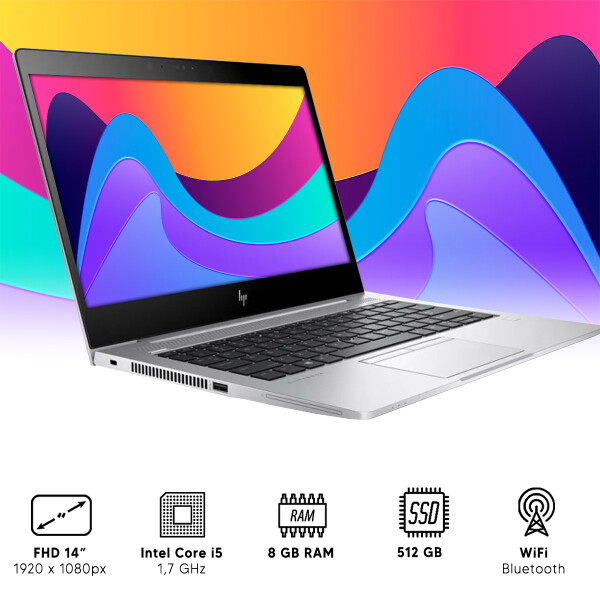 Notebook Hp Elitebook 830 G5 I5/ 8 Gb Ram/ 512 Gb Ssd NOTEBOOK RFPL HP 830 I5/16GB/256/14