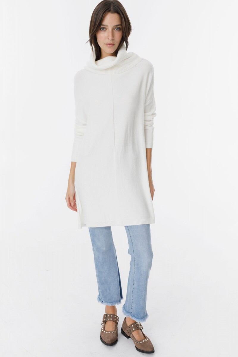 Sweater Damero Blanco