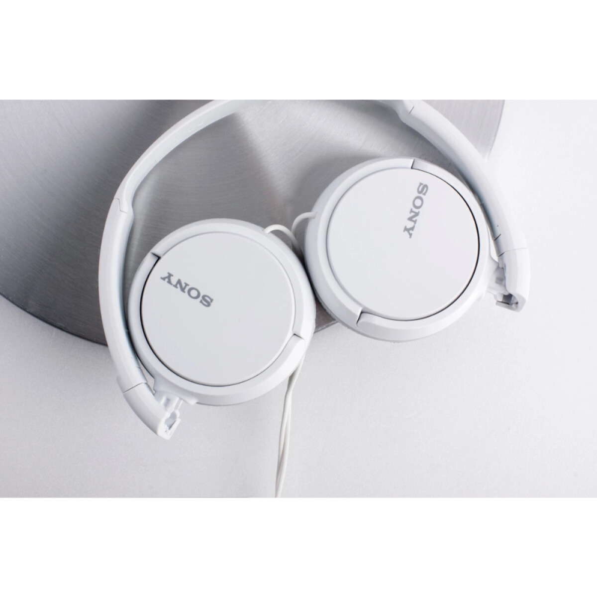 Auriculares Sony Plegables con Manos Libres MDR-ZX110AP - Blanco 
