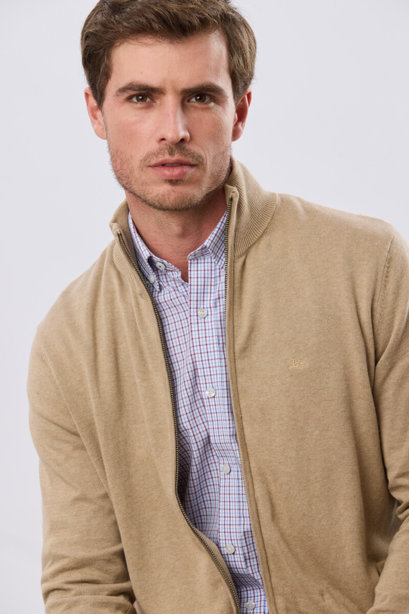 CAMPERA TEJIDA - Beige 