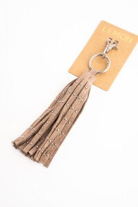 Charm Flecos Y Tachas Gamuza Vegana Vison