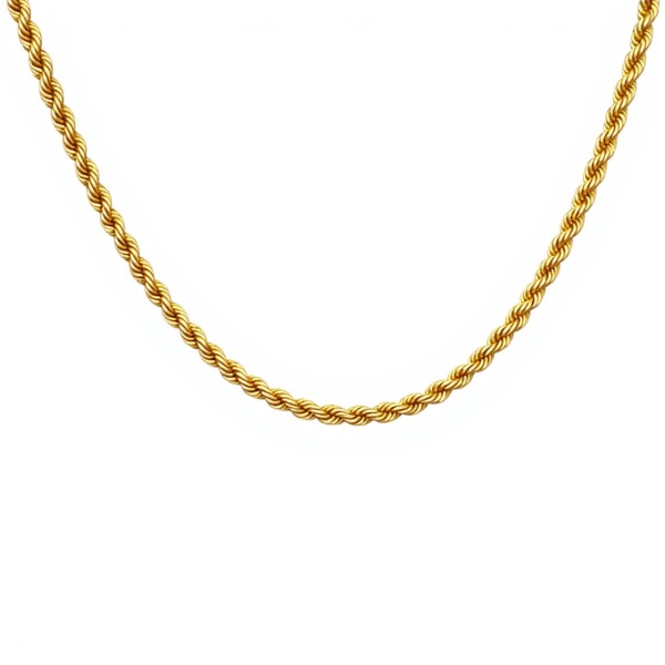 Cadena oro Salomónico -Oro bajo -Sin Piedra-CD8036 sinpiedra