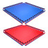 Piso Tatami X20 Goma Eva Encastrable 1x1m 2cm Gimnasio Niños Color Rojo Azul