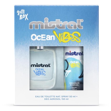 Gift Box Mistral Edt 50ml + Deo 150ml Ocean Vibes