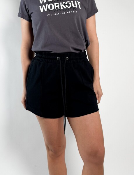 Short de algodon Tini Negro