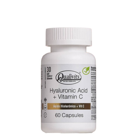 Acido Hyalurónico + Vitamina C 60caps Qualivits Acido Hyalurónico + Vitamina C 60caps Qualivits