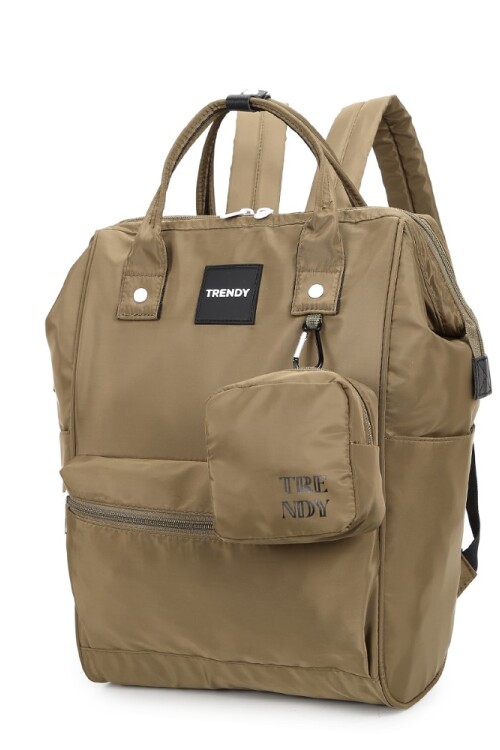 Mochila multicierres con monedero Verde militar