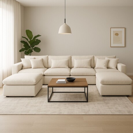 Sofá modular WELL BEIGE - 4 CUERPOS