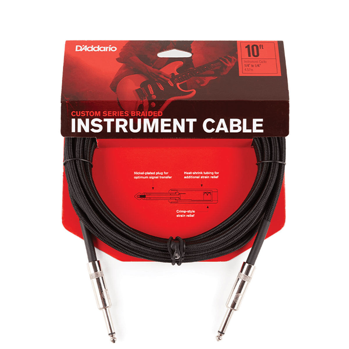 CABLE GUITARRA DADDARIO PWBG15 BK 5MTS 