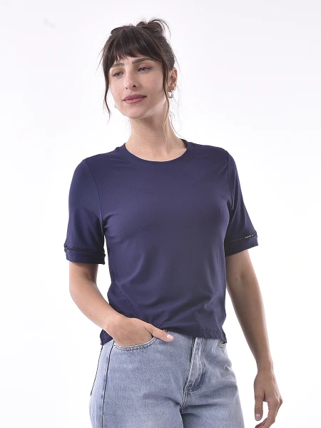 REMERA GARULHOS AZUL OSCURO