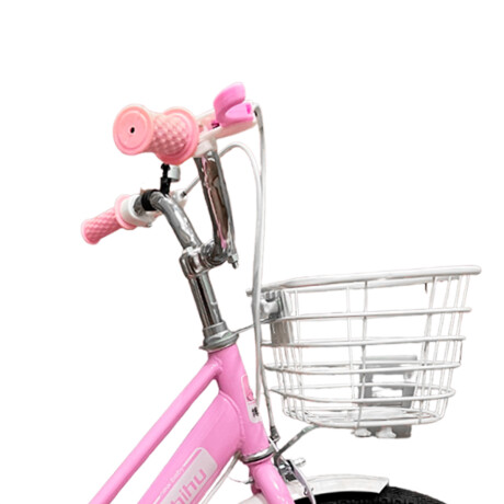 Bicicleta Paseo R16 Infantil Niña C/ Canasto y Accesorios Rosado