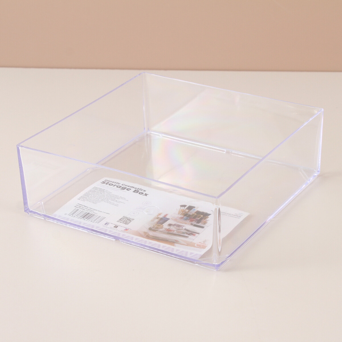 Caja Organizadora De Maquillaje Plástica Transparente 