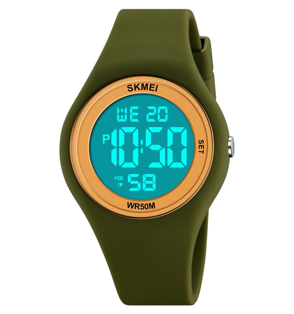 Reloj Skmei 2317ag Digital Verde Militar Unisex 