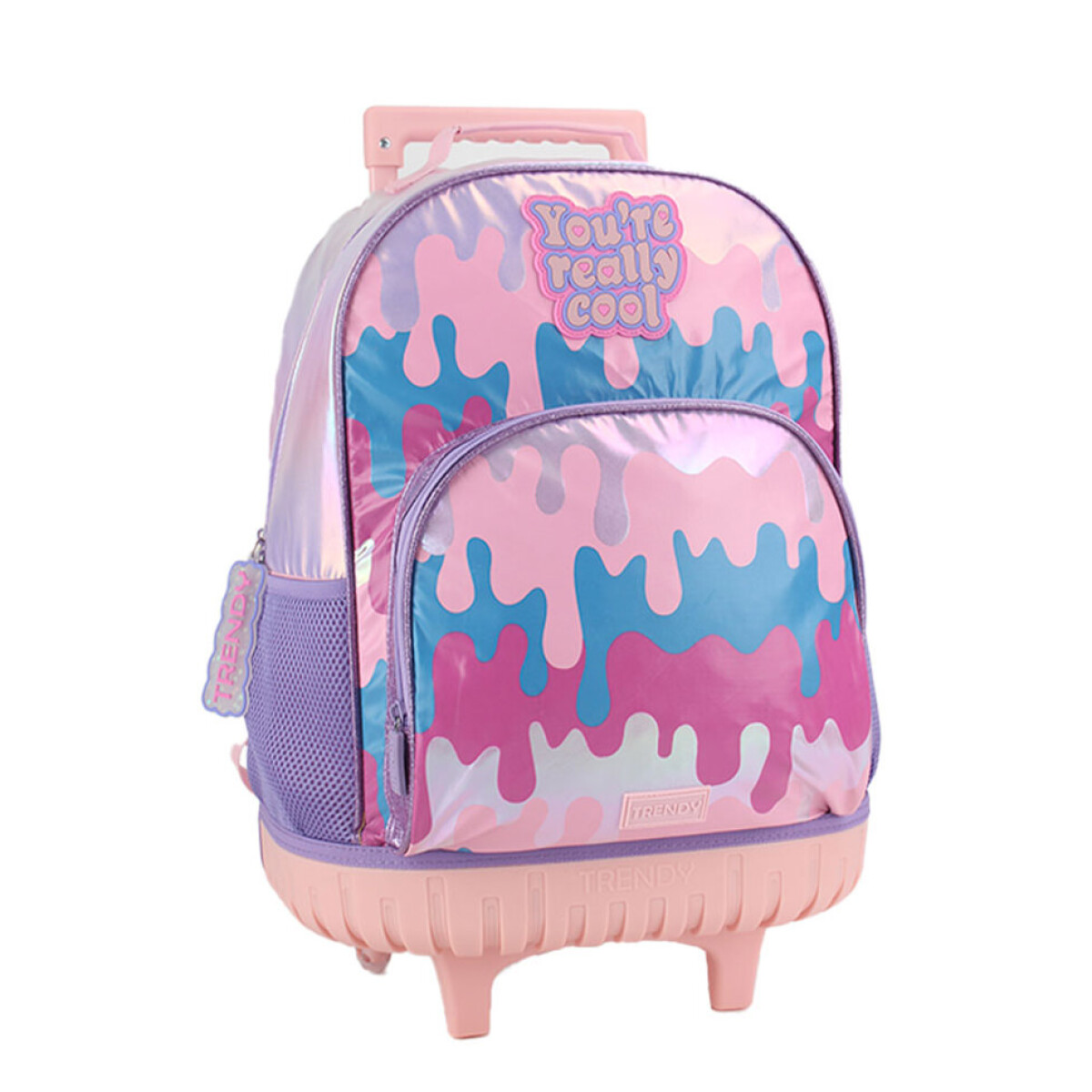 Mochila Trendy C/Carro You Cool - Rosado - Violeta - Fucsia 