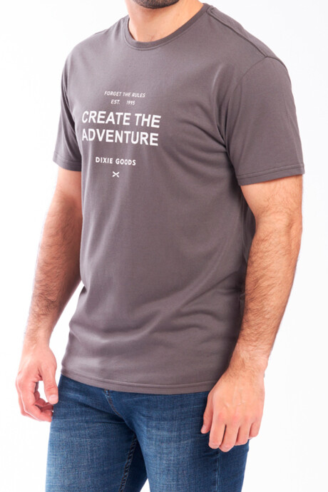T-SHIRT ERIE DIXIE Gris Oscuro