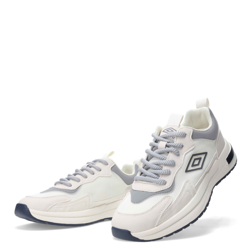 Championes de Hombre Umbro Blanco - Gris