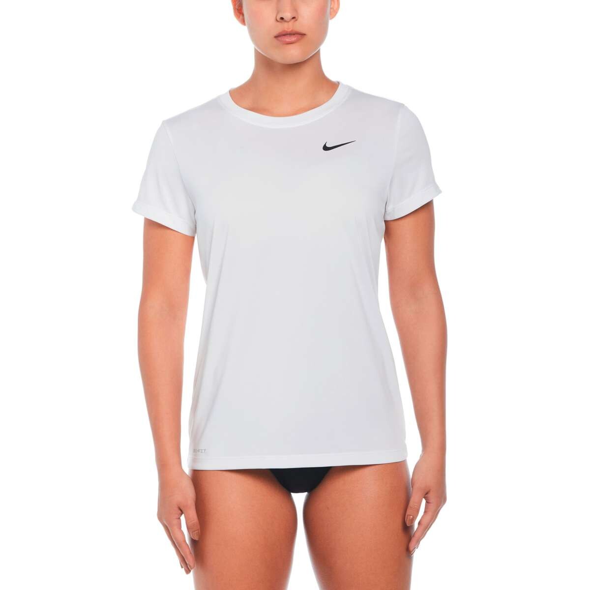 Remera Nike Short Sleeve Hydrogu De Niña - Blanco 