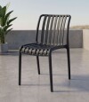 Silla de Exterior Omega Negro