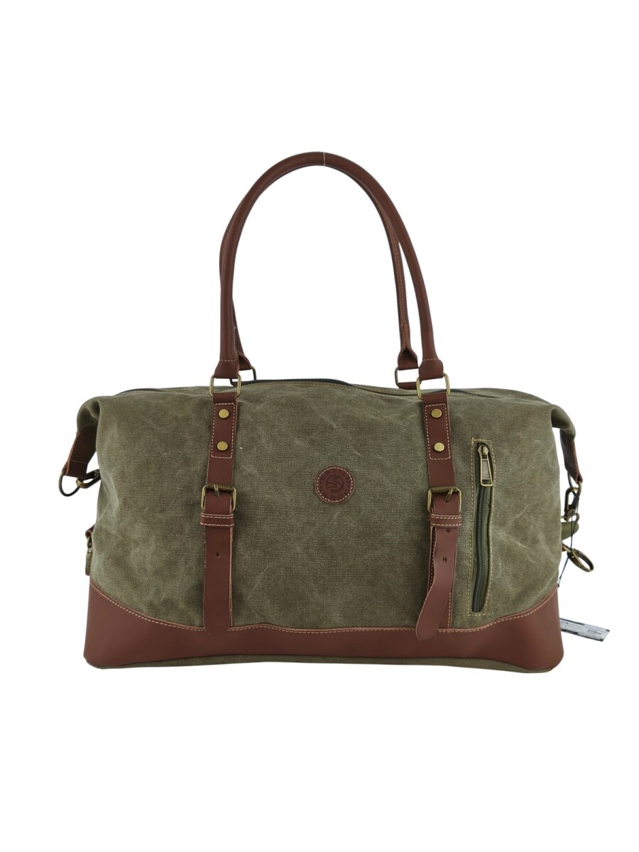 Bolso de viaje de lona - Verde 