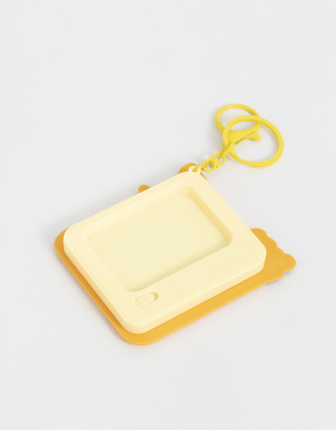 Llavero Lúdico Llavero Y Charm De Pizarra - Amarillo Medio