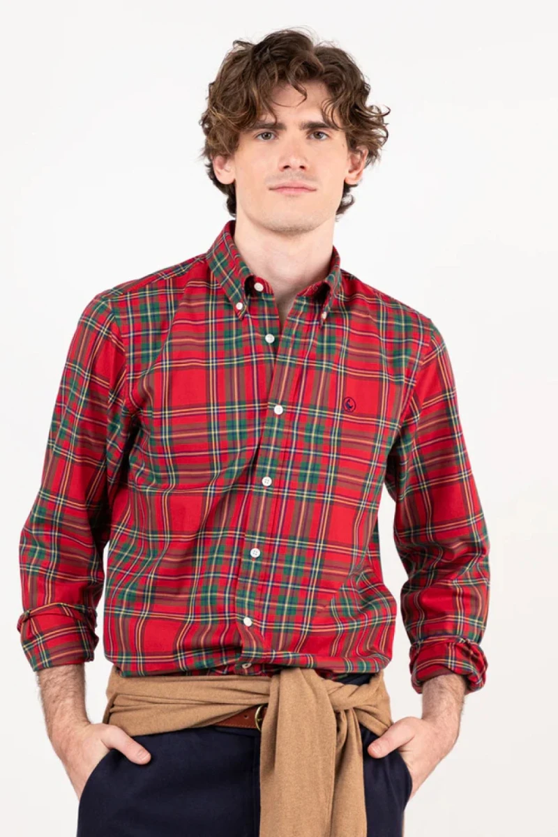 Camisa Tartan El Ganso Roja