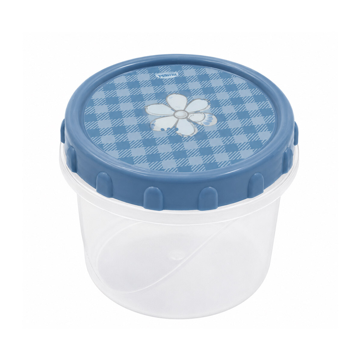 Pote 300ml con Tapa Rosca Diseños Surtidos - Flores Azules 