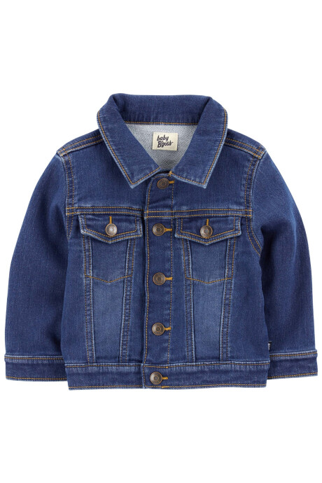 Campera jean clásica. Talles 3-24M Sin color