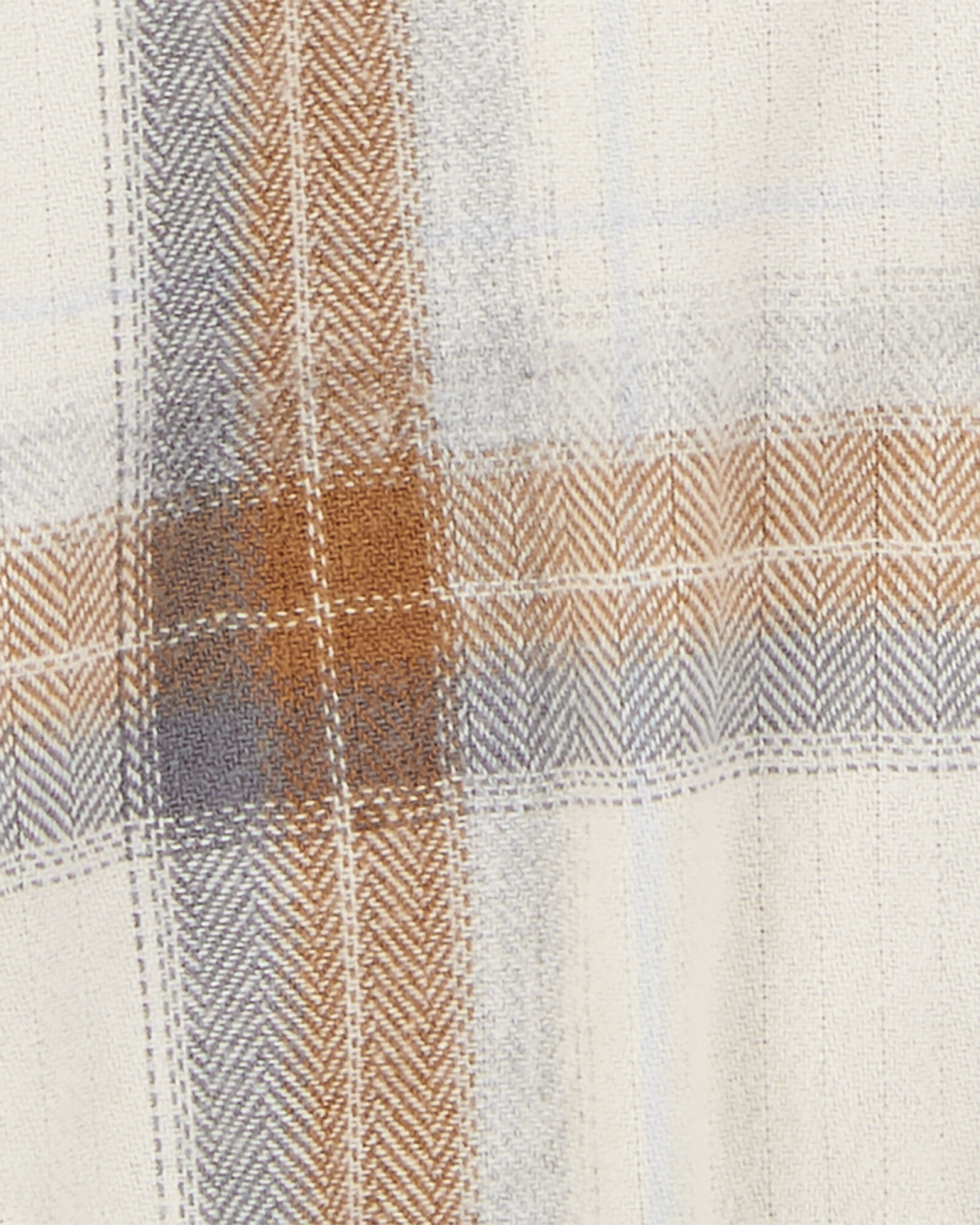 Body de algodón tipo camisa manga larga diseño a cuadros Sin color