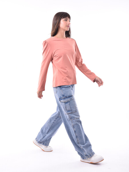 REMERA MOHANA MARRON MEDIO