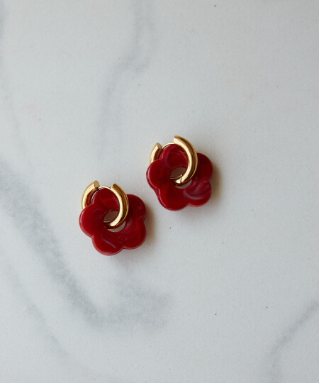 AROS FLOWER ROJO