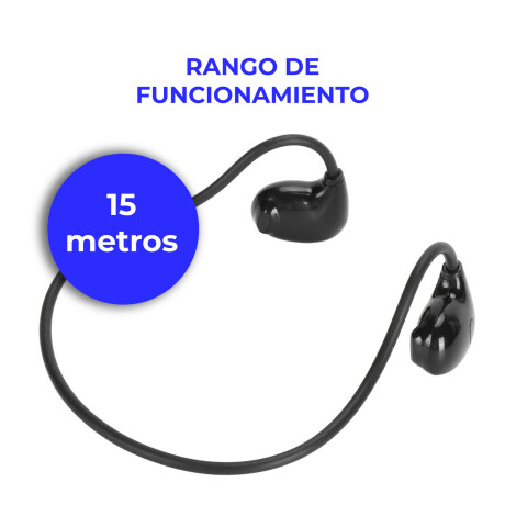 Auriculares Bluetooth Diseno Abierto Comodo Ligero Negro