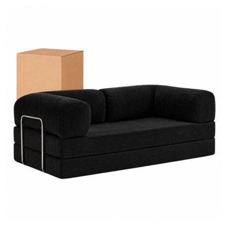 Sillón Cama 3 Cuerpos CloudNest Negro