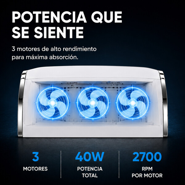 Aspiradora Polvo Uñas Extractor Colector Manicura Premium Aspiradora Polvo Uñas Extractor Colector Manicura Premium